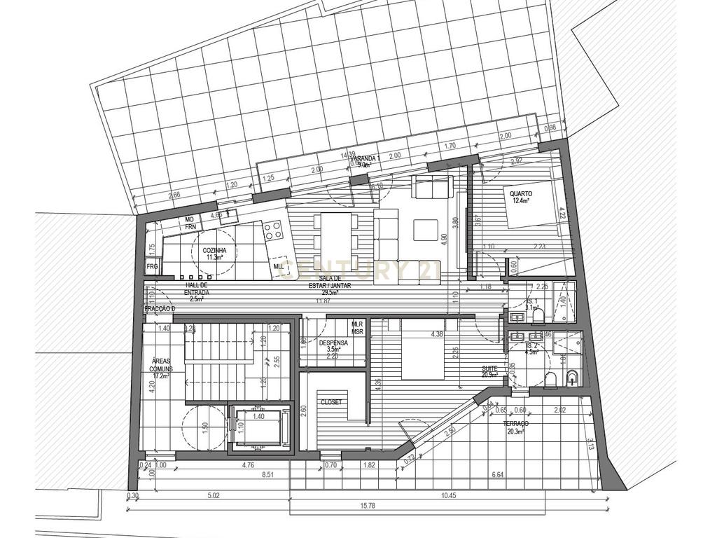 T2 com terraço e varanda - Edf. D. MARIA 17,, Cacilhas, Almada - Image 16
